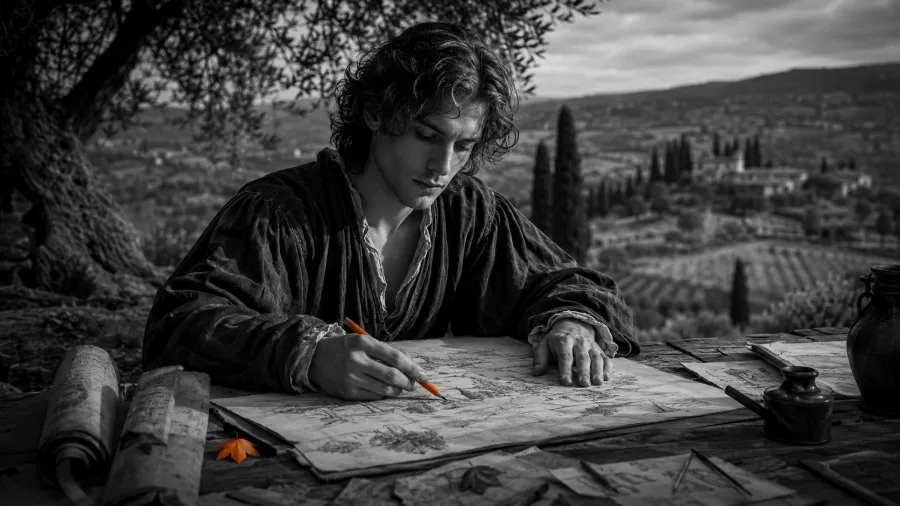 Hành trình tuổi thơ ở Tuscany và những dấu ấn đầu tiên tạo nên thiên tài toàn năng.