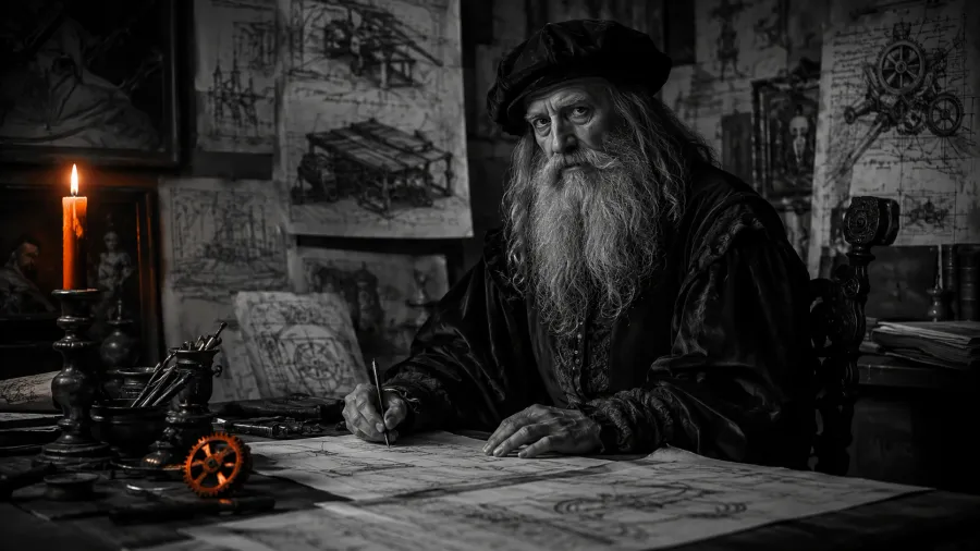 Leonardo trong triều đình Sforza: quân sự, kỹ thuật và những dự án vĩ đại chưa từng thấy.
